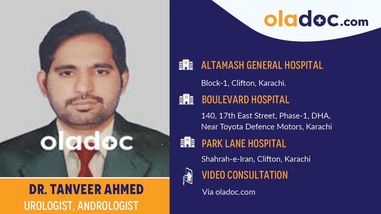 Practice location of Dr. Tanveer Ahmed